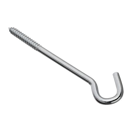 National Hardware National Hardware Zinc-Plated Silver Steel 8 in. L Screw Hook 150 lb 1 pk N220-897